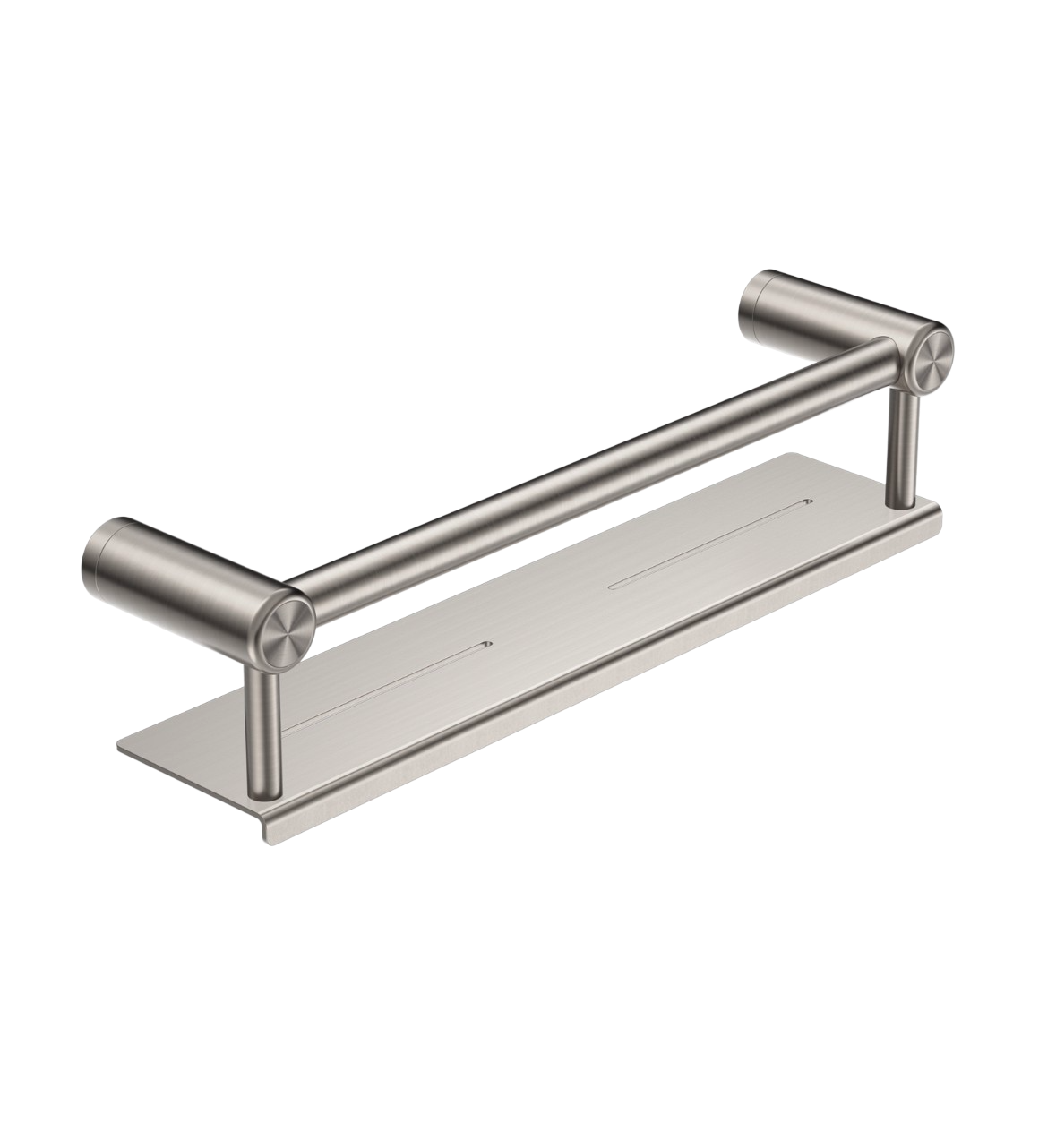 Owen &amp; Finch Care Shelf with Handle Brushed Nickel (OFCR2512cBN)