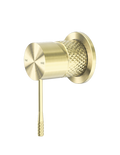 Inbouw Douchemengkraan Geborsteld Champagne Goud PVD Met Diamantkarteling | Owen & Finch (OF251909hBG)