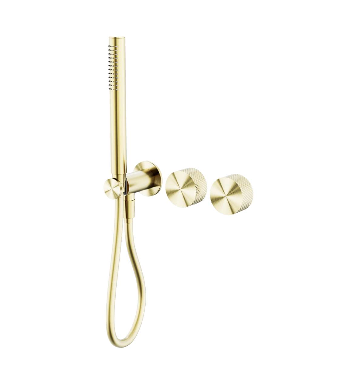 Owen &amp; Finch 3-Hole Progressive Shower Mixer with Bar Hand Shower Brushed Champagne Gold PVD (OF252003dBG)