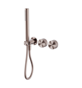 Owen &amp; Finch 3-Hole Progressive Shower Mixer with Bar Hand Shower Brushed Satin Bronze PVD (OF252003dBZ)