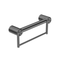 Handdoekrek Met Handgreep RVS Geborsteld Gun Metal PVD | Wand Handdoekrek | Owen & Finch Care (OFCR3224bGM)