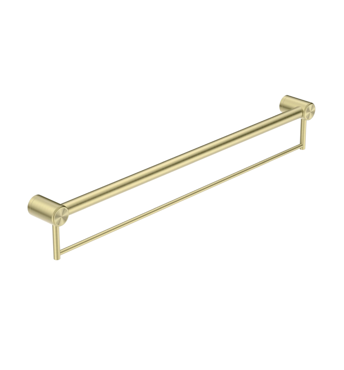 Owen &amp; Finch Care Towel Rack with Handle Brushed Champagne Gold PVD (OFCR3224bBG)