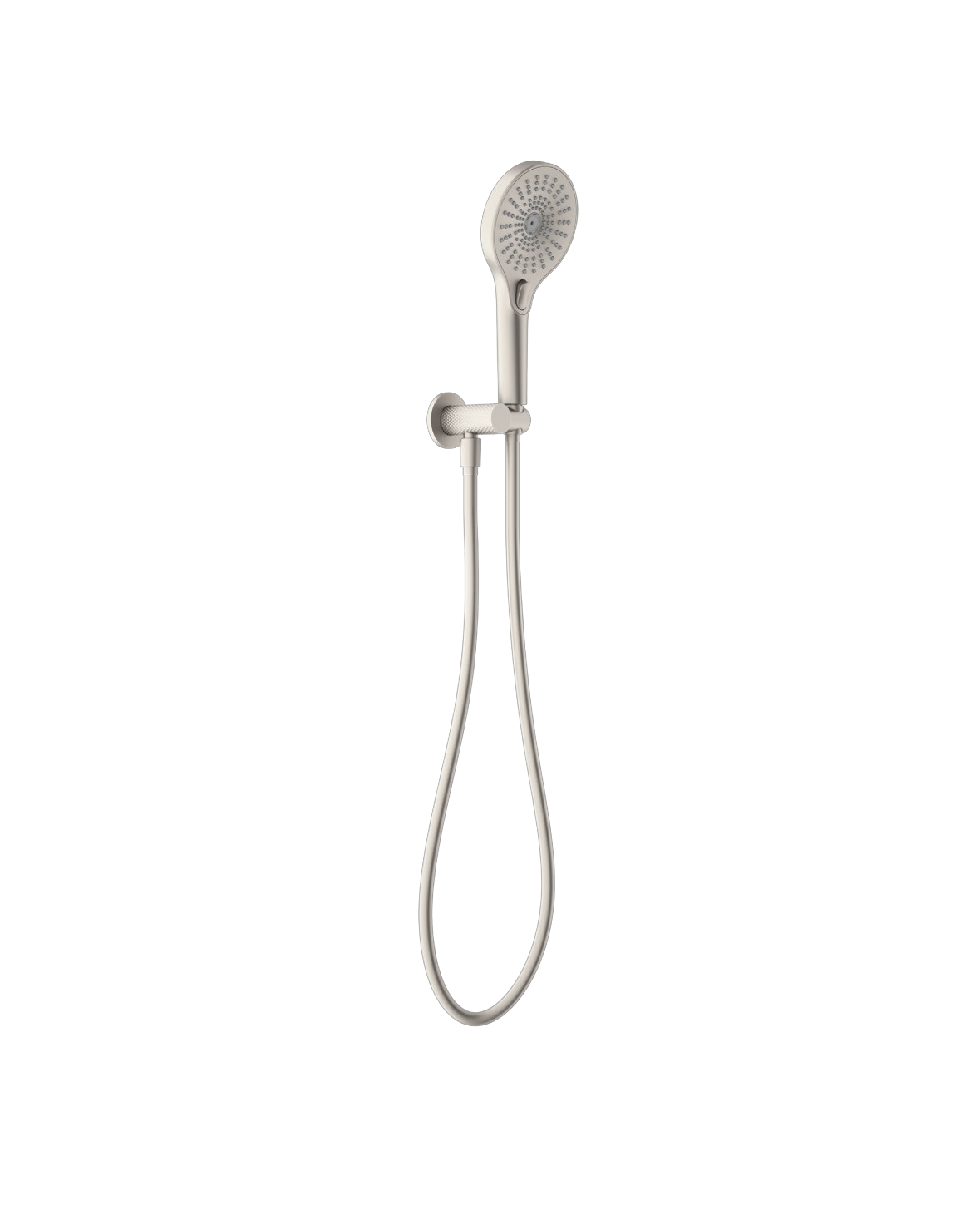 Owen &amp; Finch Brass Hand Shower – Brushed Nickel | 3 settings &amp; luxurious diamond knurling (OF251905cBN)