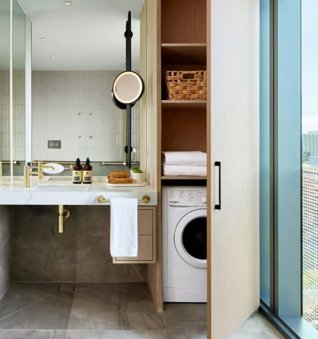 Owen &amp; Finch Care Basin Mixer 1-Hole Low Model Brushed Champagne Gold PVD (OF221901dBG)