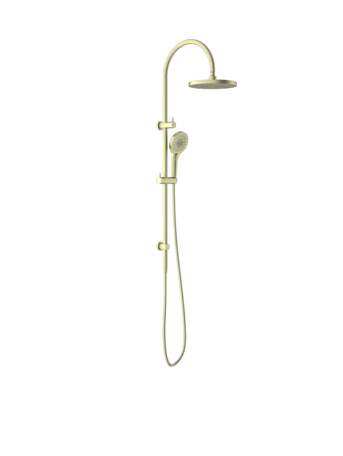 Owen & Finch Messing Inbouw Doucheset – Geborsteld Champagne Goud PVD | Regendouche & Mengkraan (OF251905eBG)