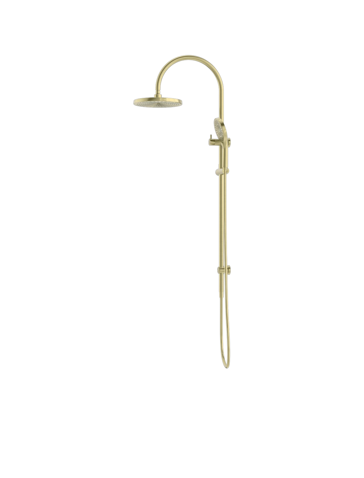 Owen & Finch Messing Inbouw Doucheset – Geborsteld Champagne Goud PVD | Regendouche & Mengkraan (OF251905eBG)