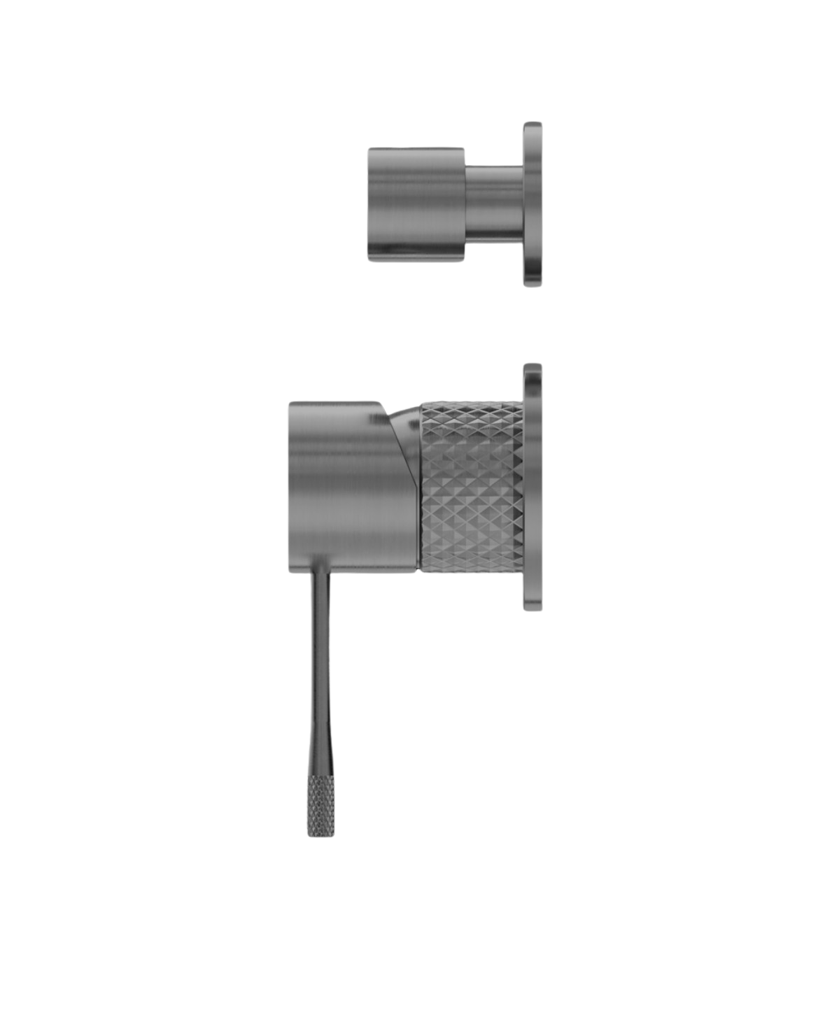 Owen &amp; Finch 2-Hole Built-in Mixer Tap with Diverter Brushed Graphite PVD (OF251909eGR)
