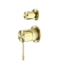 Inbouw Douchemengkraan Messing Met Omstel Geborsteld Champagne Goud PVD Met Diamantkarteling | Owen & Finch (OF251909eBG)