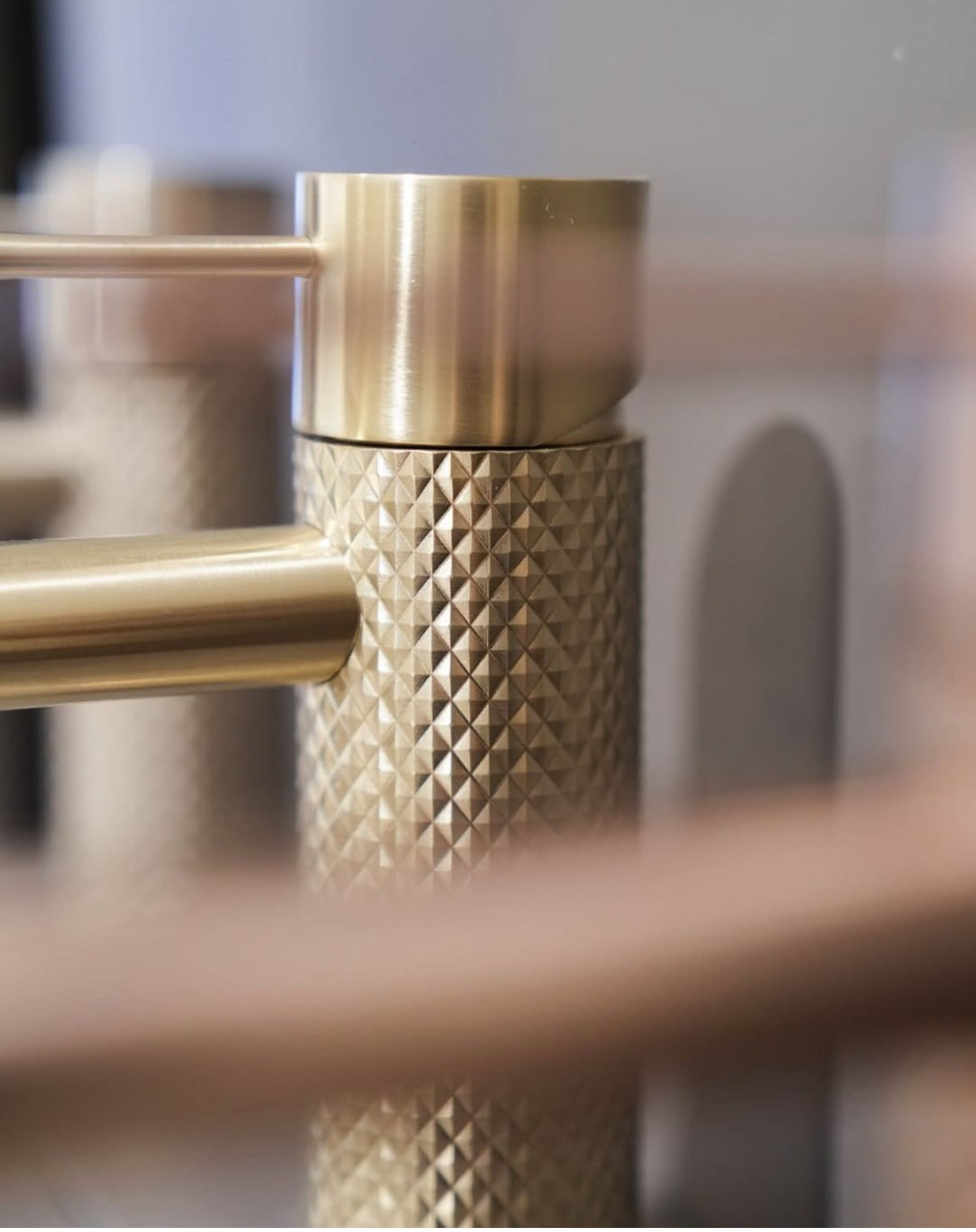 Owen &amp; Finch Basin Mixer 1-Hole Low Model Brushed Champagne Gold PVD (OF251901BG)