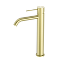 Wastafelkraan Hoog Model Messing Geborsteld Champagne Goud PVD | Owen & Finch (OF221901aBG)