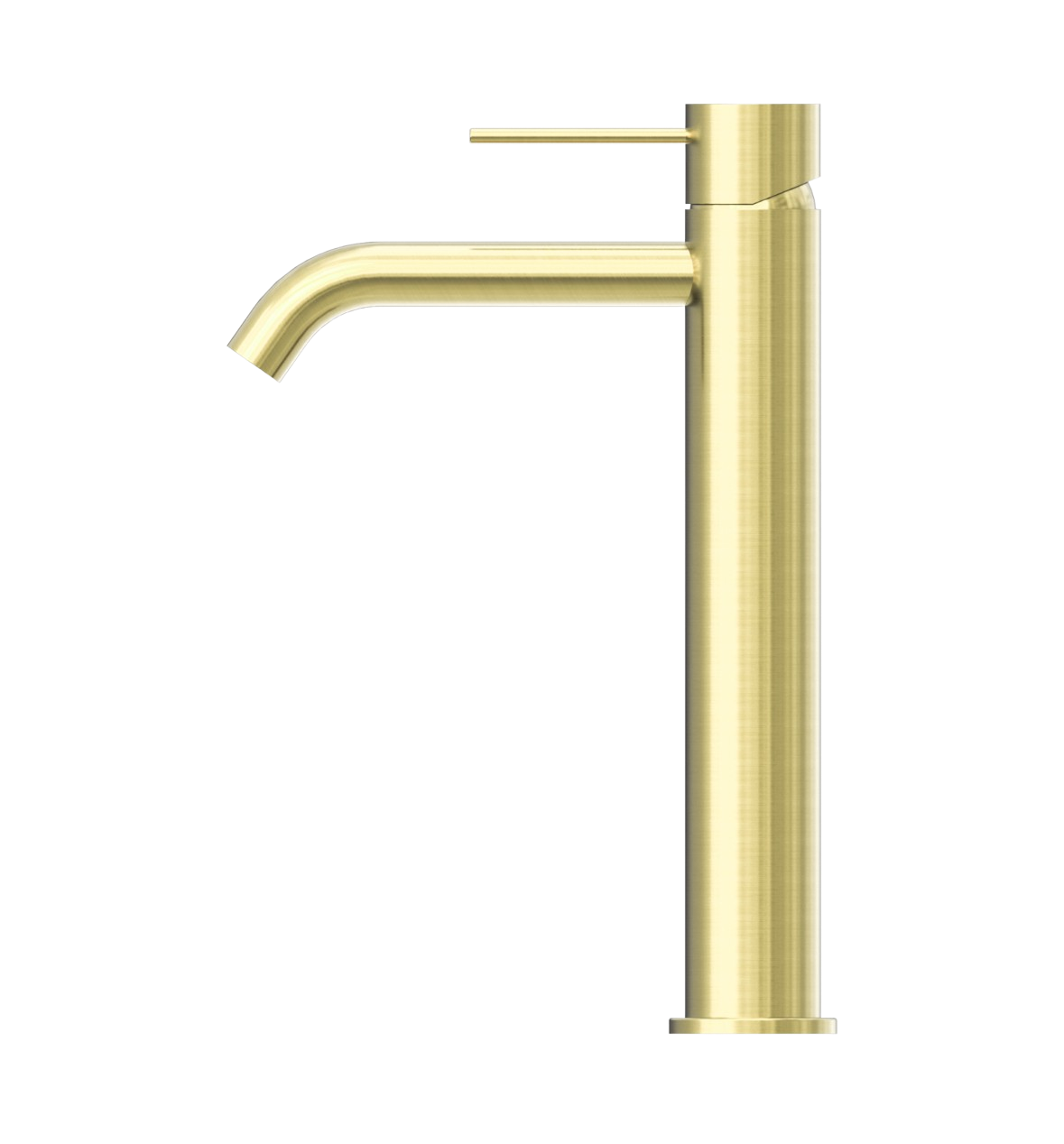 Owen &amp; Finch Single-Hole Basin Mixer Tap, Tall Model, Brushed Champagne Gold PVD (OF221901aBG)