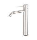 Wastafelkraan Hoog Model Messing Geborsteld Nikkel | Owen & Finch (OF221901aBN)