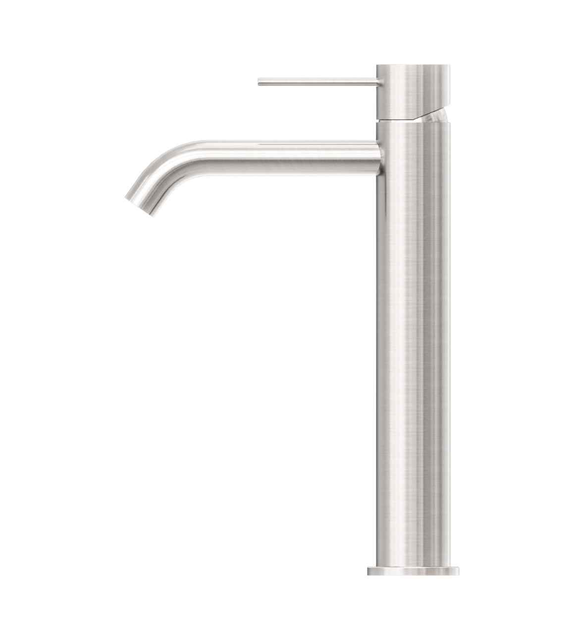 Owen &amp; Finch Single-Hole Basin Mixer Tap, Tall Model, Brushed Nickel (OF221901aBN)