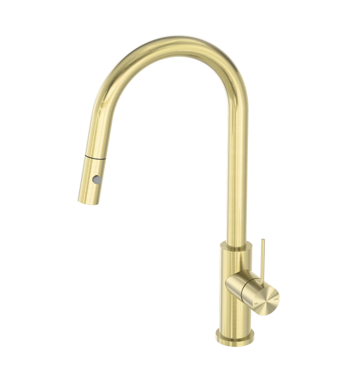Owen &amp; Finch 1-Hole Kitchen Mixer Tap Pull Out Brushed Champagne Gold PVD (OF221908BG)