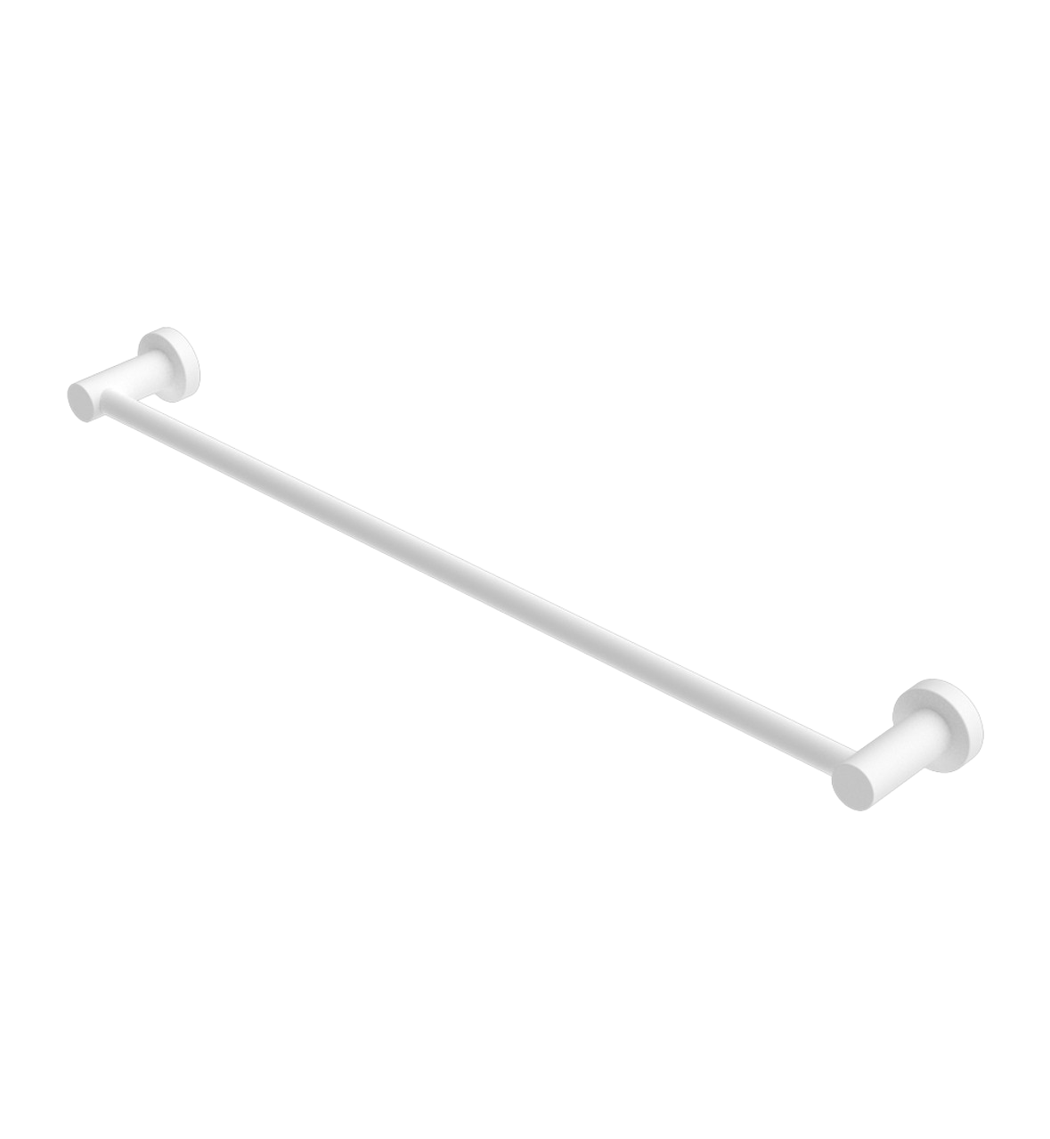 Owen &amp; Finch Towel Rack Single Matt White 600mm (OF1924)