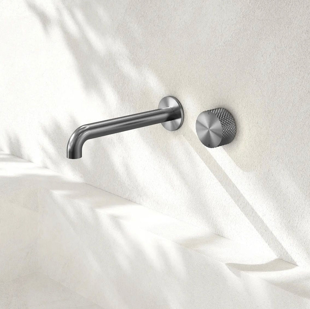 Owen &amp; Finch 2-Hole Progressive Wall Mixer Brushed Graphite PVD (OF252007aGR)