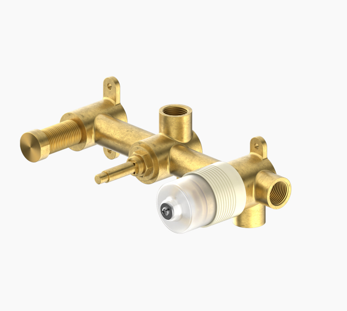 Owen &amp; Finch Brass Bath Mixer – Brushed Nickel – With Mixer, Bar Hand Shower &amp; 230/260 mm Spout (OF221912hBN)