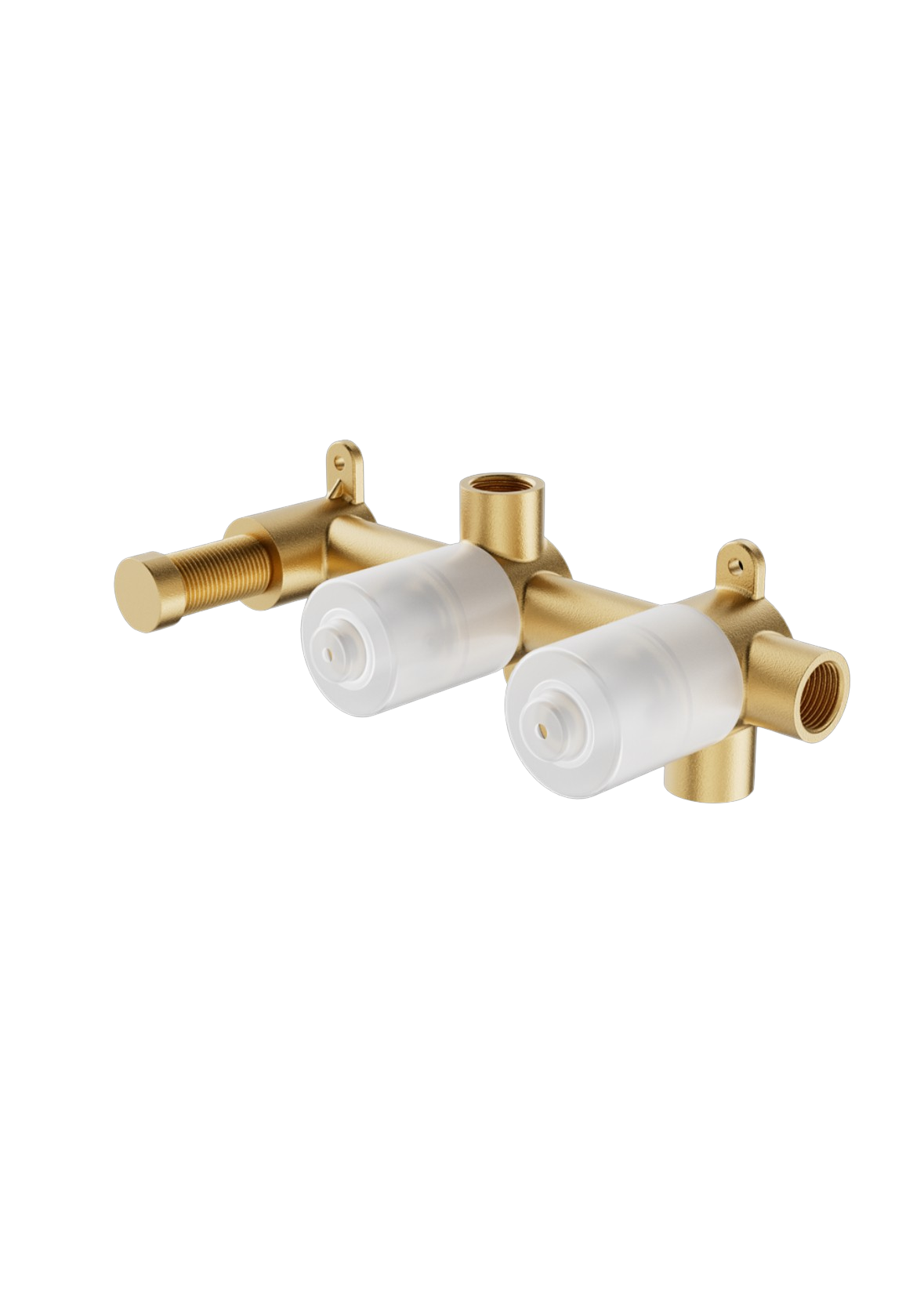Owen &amp; Finch 3-Hole Progressive Shower Mixer with Bar Hand Shower Brushed Satin Bronze PVD (OF252003dBZ)