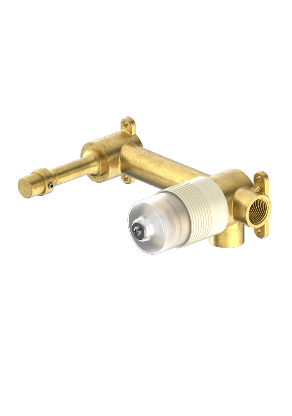 Owen &amp; Finch 2-Hole Progressive Wall Mixer Brushed Champagne Gold PVD (OF252007aBG)