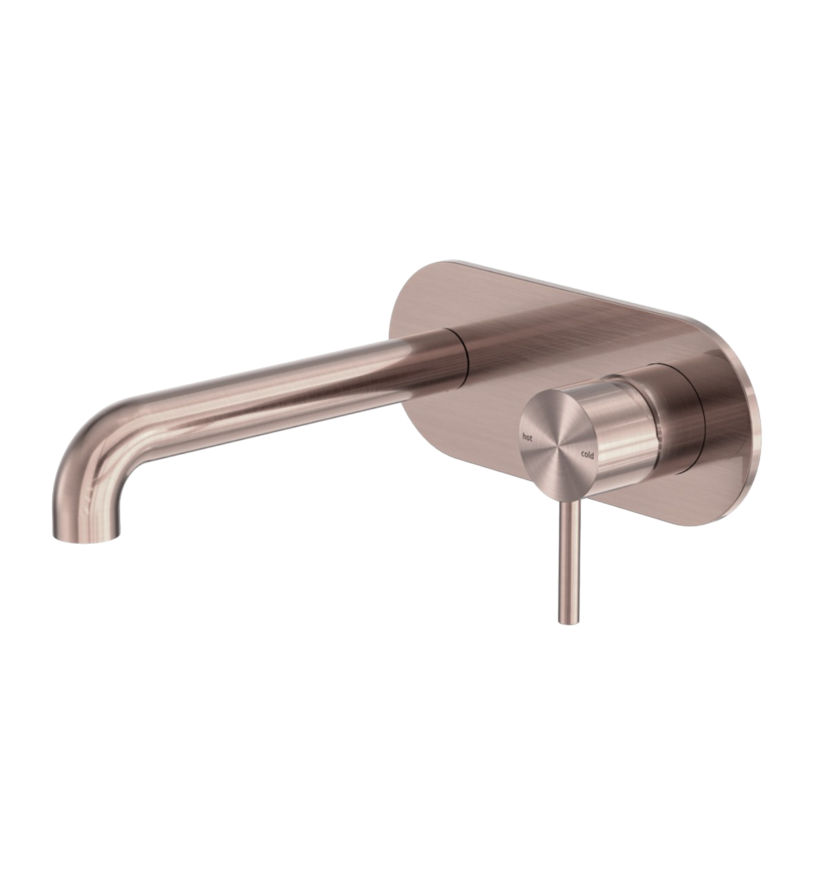 Owen &amp; Finch Built-in Wall Mixer with Backplate - 316L Stainless Steel - Brushed Satin Bronze (PVD) - Indoor &amp; Outdoor (OF162210aBZ)