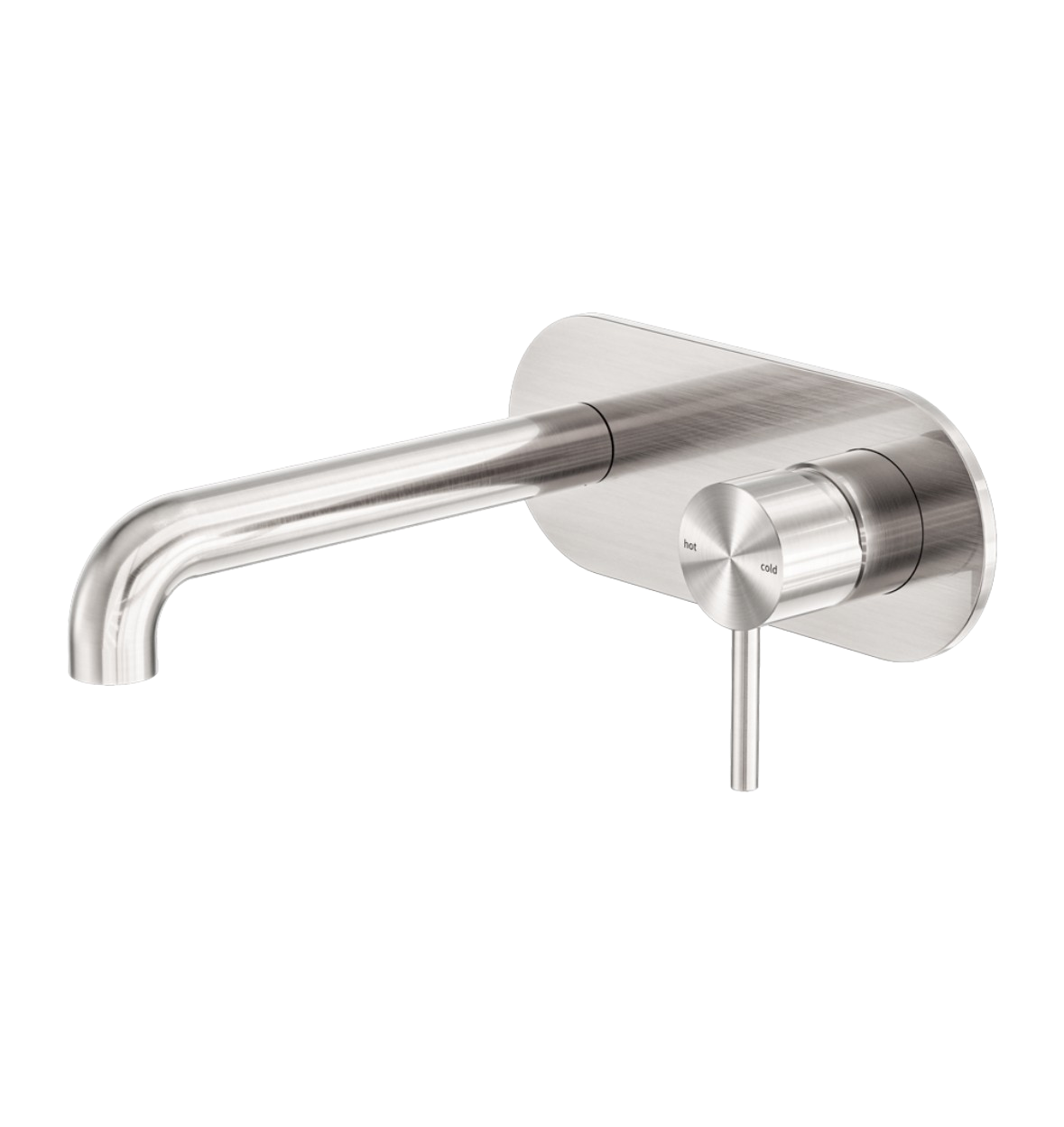 Owen &amp; Finch Built-in Wall Mixer with Backplate - 316L Stainless Steel - Brushed Nickel - Indoor &amp; Outdoor (OF162210aBN)