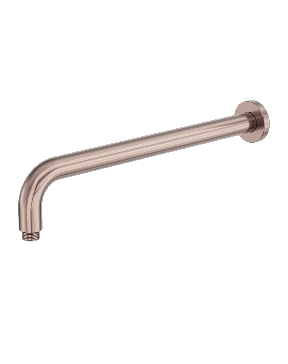 Owen & Finch Zen Outdoor Gebogen Wandarm Brushed Satin Bronze 400mm PVD