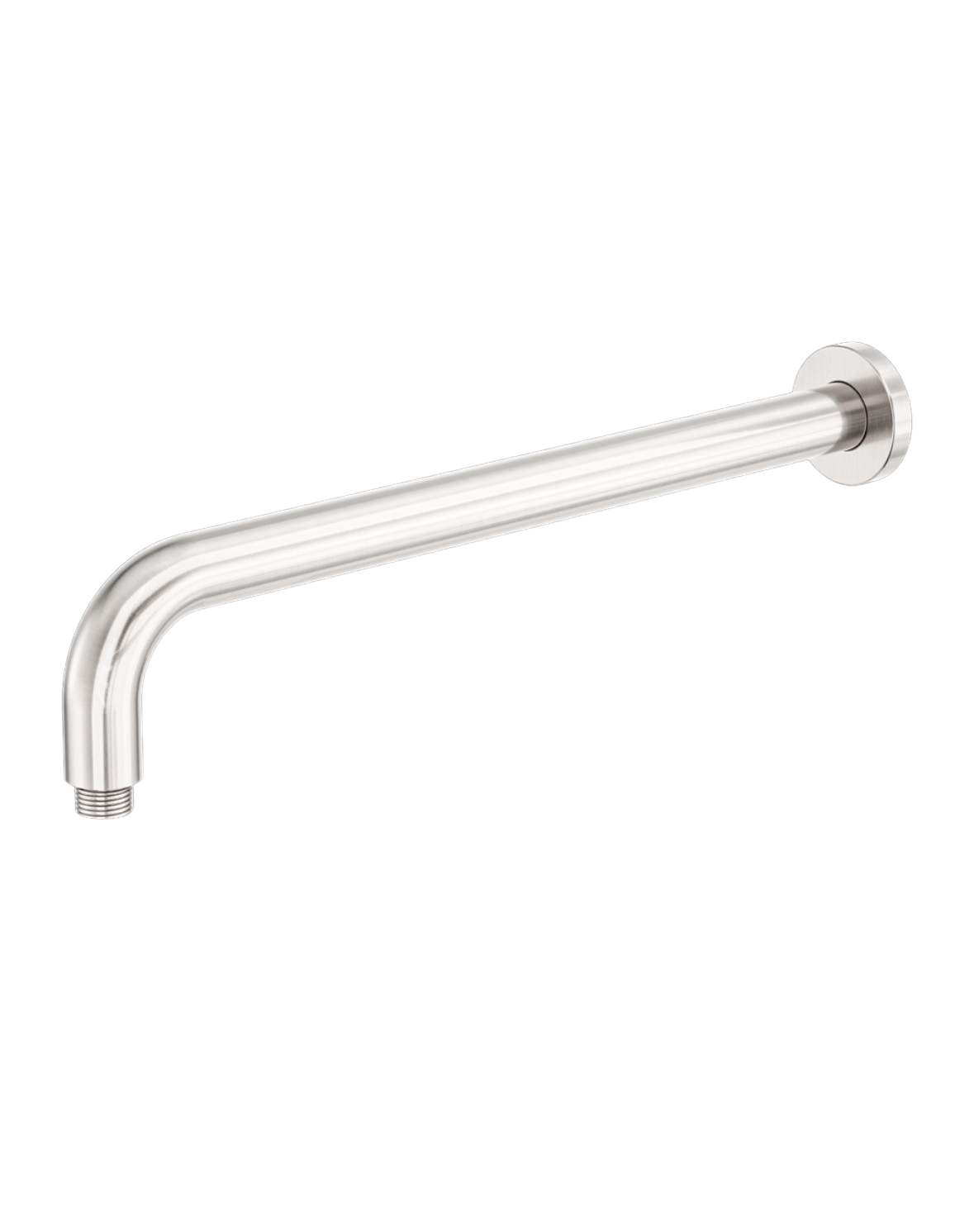 Owen & Finch Zen Outdoor Gebogen Wandarm Brushed Nickel 400mm