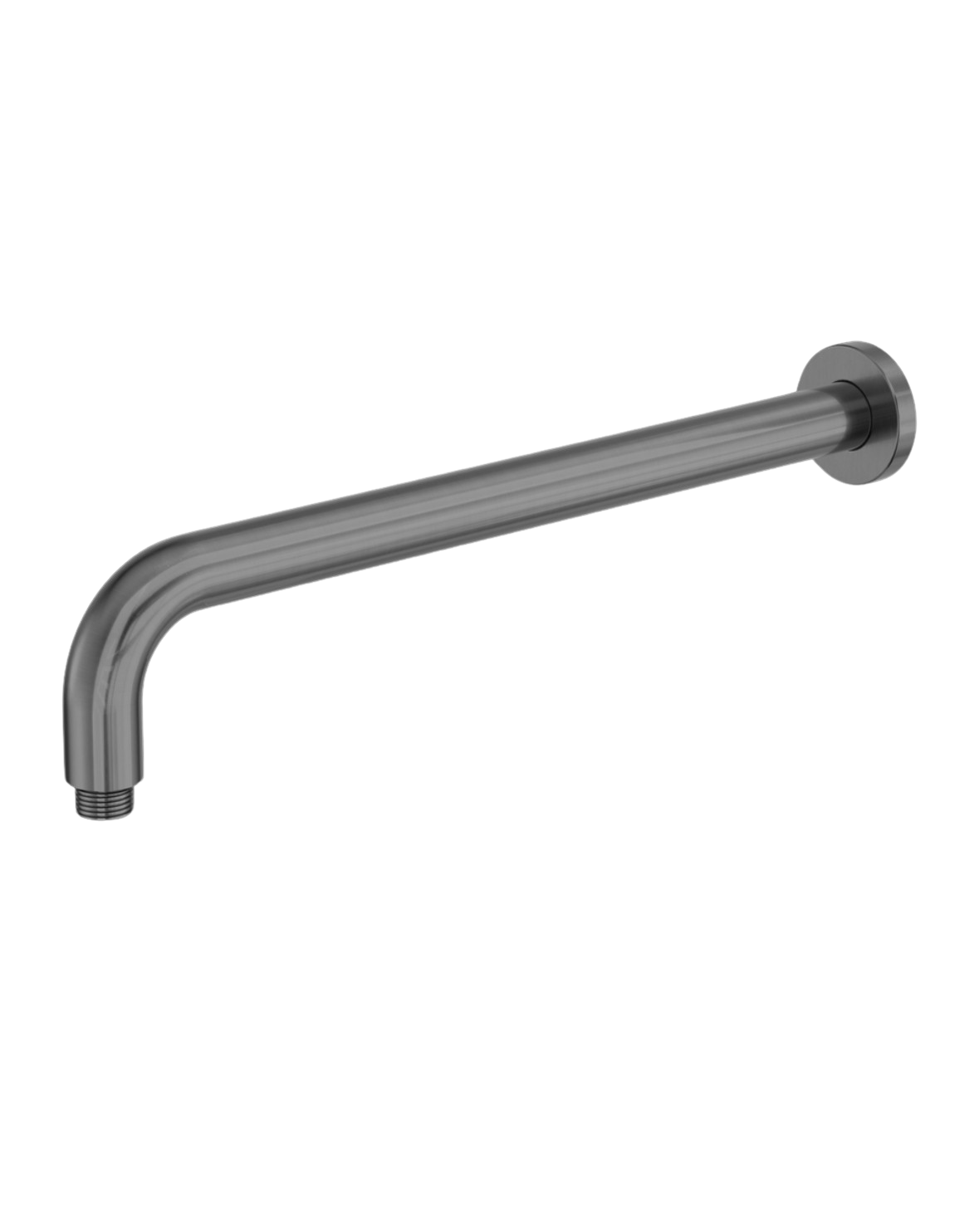 Owen &amp; Finch 316L Stainless Steel Curved Wall Arm Brushed Graphite 400mm PVD (OF509GR)