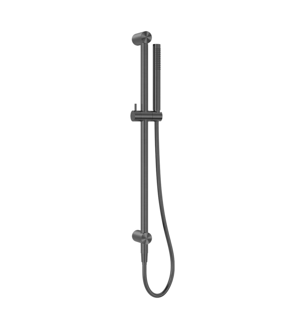 Owen & Finch 316L RVS Staafhanddouche Met Glijstang Geborsteld Grafiet PVD (OF162205b02GR)