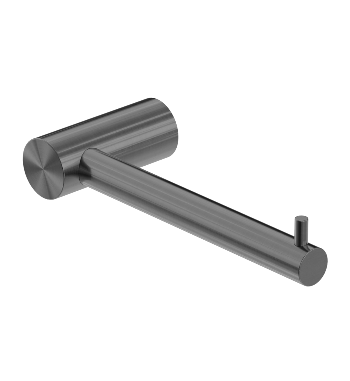Owen &amp; Finch Toilet Roll Holder – 316L Stainless Steel – Brushed Graphite (PVD) – Wall Mounted (OF1686GR)