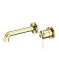 Inbouw Wandkraan Messing Geborsteld Champagne Goud PVD | Meerdere Uitlooplengtes | Owen & Finch (OF221910cBG)
