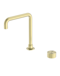 Owen &amp; Finch 2-Hole Progressive Basin Mixer Tall Model Brushed Champagne Gold PVD (OF252001aBG)