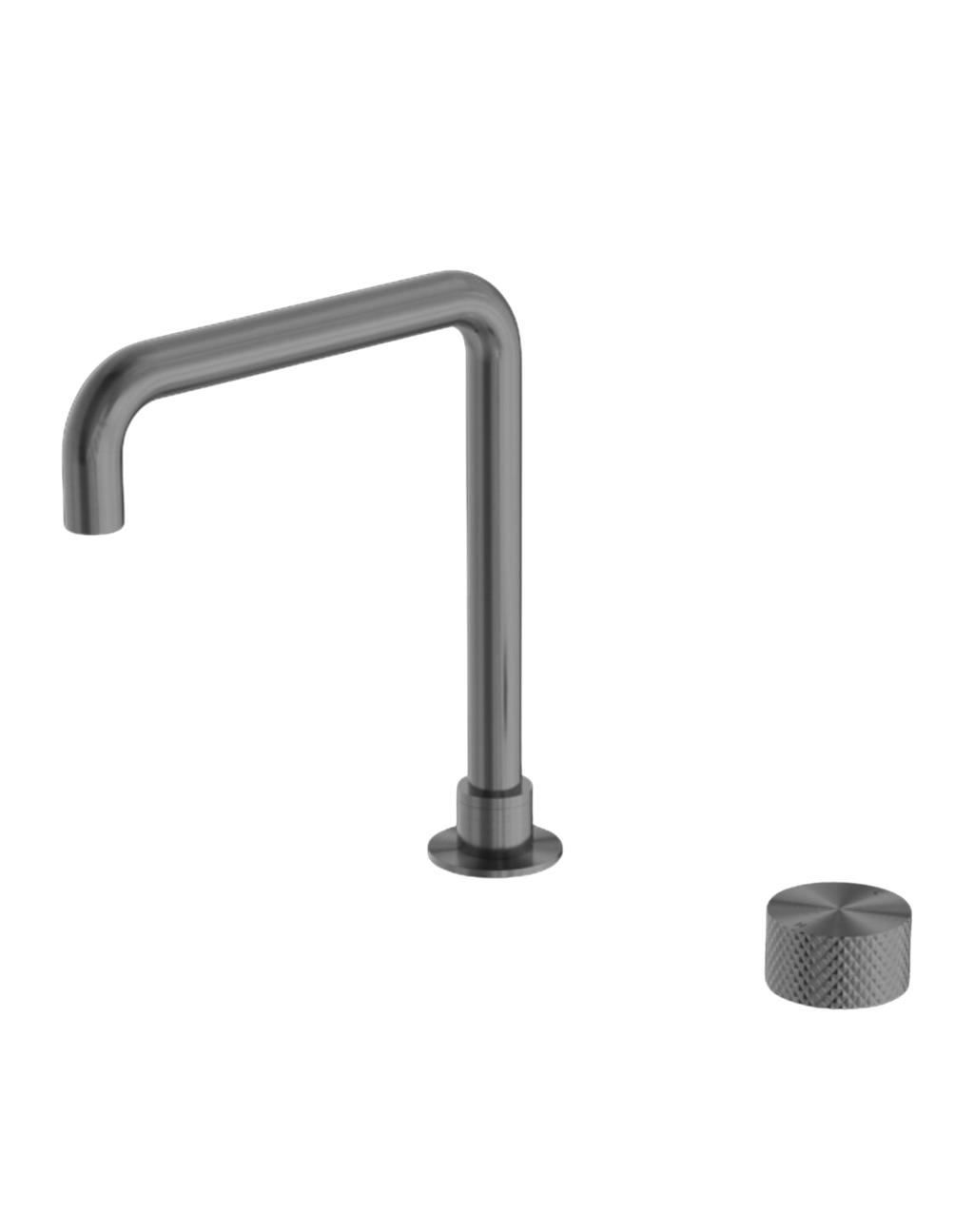 Owen &amp; Finch 2-Hole Progressive Basin Mixer Tall Model Brushed Graphite PVD (OF252001aGR)