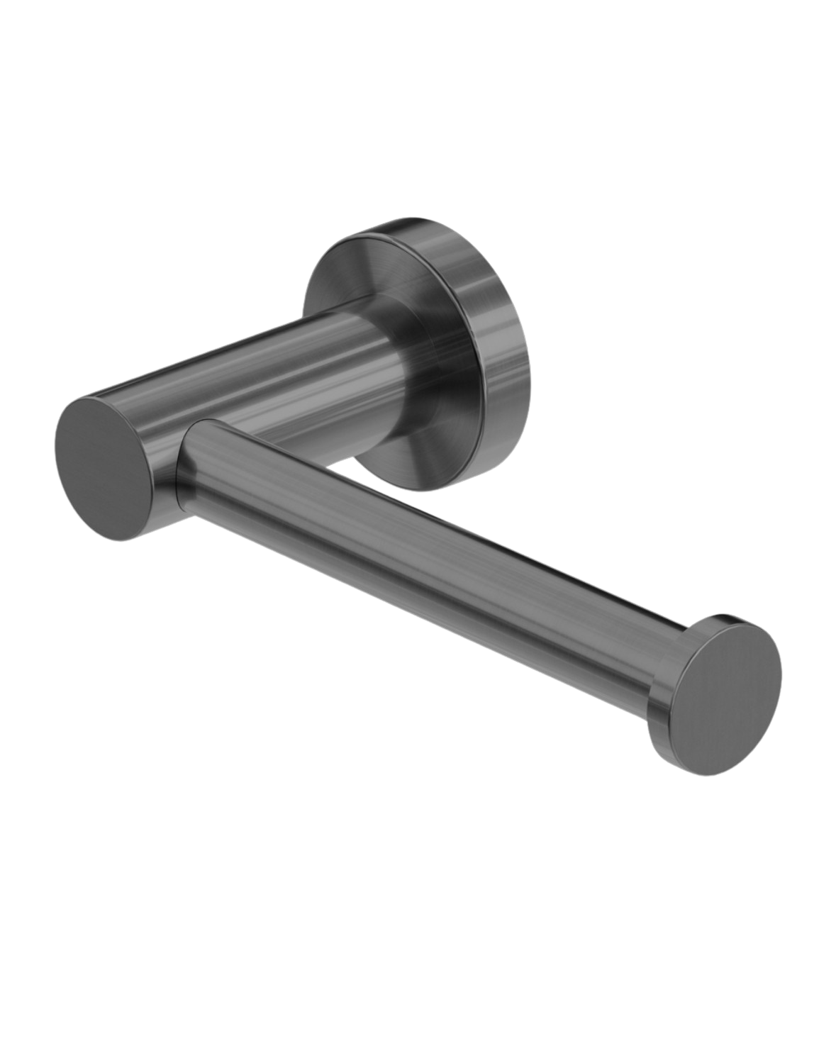 Owen &amp; Finch Stainless Steel Toilet Roll Holder – Brushed Gun Metal (PVD) – Wall Mounted – High Quality (OF1986GM)
