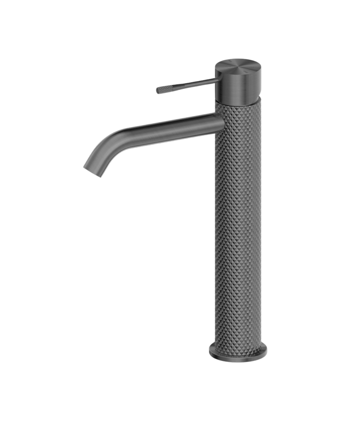 Owen &amp; Finch Single-Hole Basin Mixer Tall Model Brushed Graphite PVD (OF251901aGR)