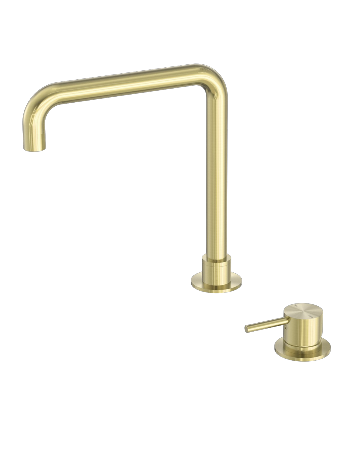 Owen & Finch 2-Gats Inbouw Wastafelmengkraan Draaibaar Brushed Champagne Gold PVD (OF221901cBG)