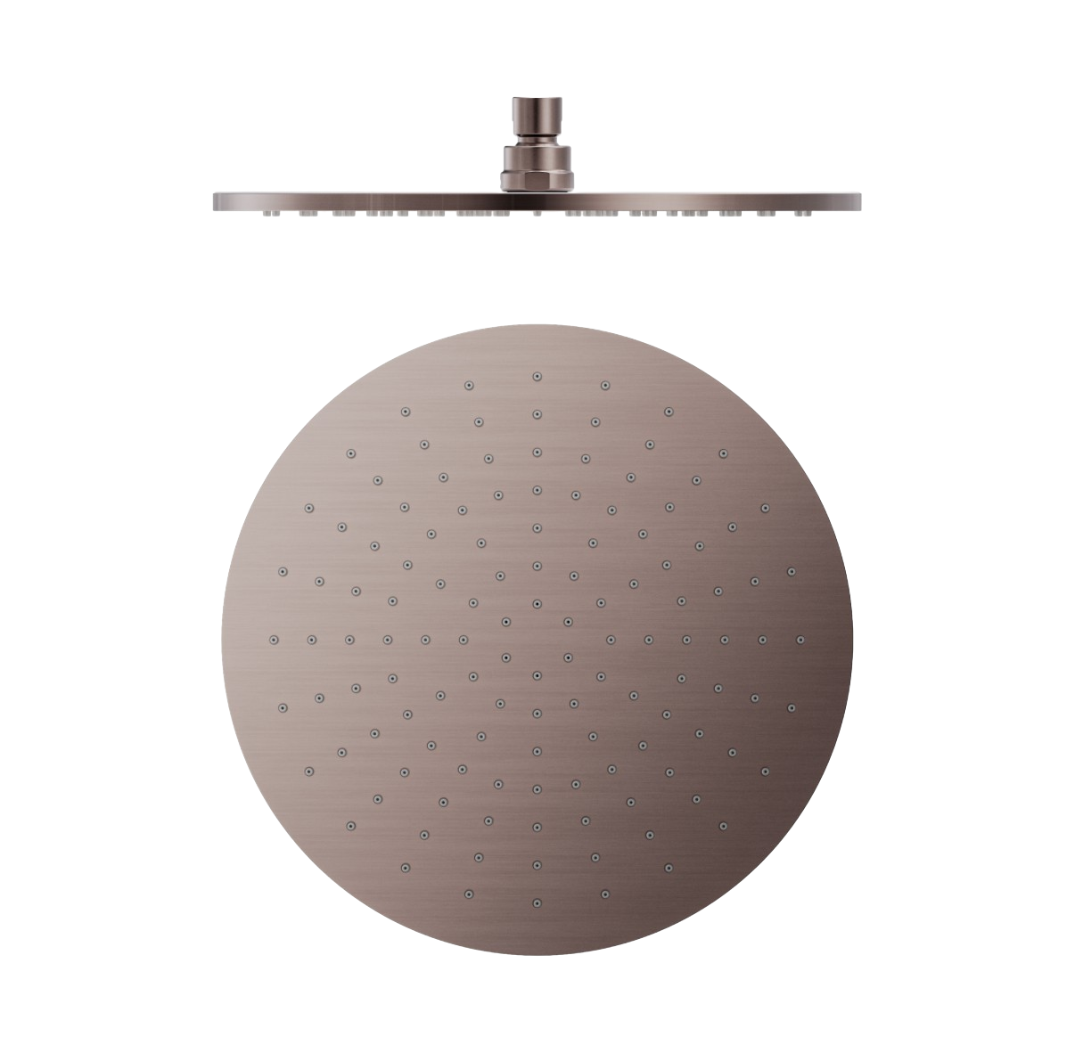 Regendouche Douchekop Ø300 messing geborsteld satijn brons PVD | Luxe hoofddouche design badkamer | Owen & Finch