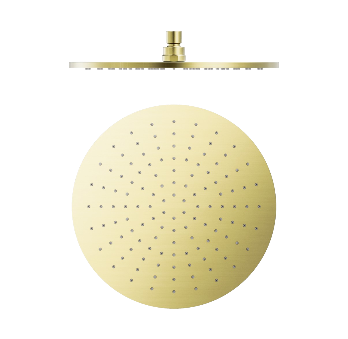 Regendouche Douchekop Ø250 Ø300 messing geborsteld champagne goud PVD | Luxe hoofddouche design badkamer | Owen & Finch