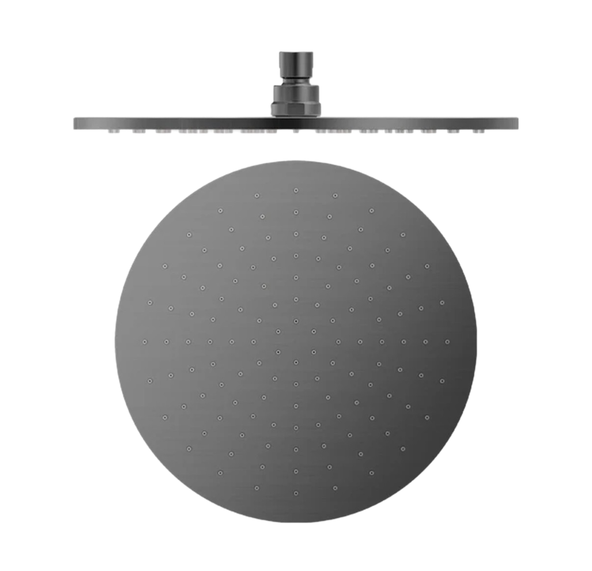 Regendouche Douchekop Ø250 Ø300 messing geborsteld gun metal PVD | Luxe hoofddouche design badkamer | Owen & Finch