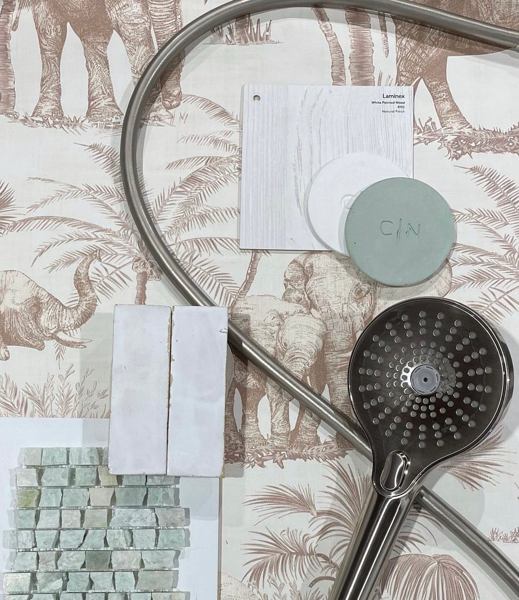 Owen &amp; Finch Brass Shower Set – Brushed Graphite (PVD) | Thermostatic Mixer with Diamond Knurling, Hand Shower &amp; Rain Shower Ø250mm (OF251913GR)