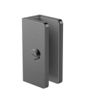Glasklem Douchewand Messing 10mm Geborsteld Gun Metal PVD | Owen & Finch (OFSH203aGM)