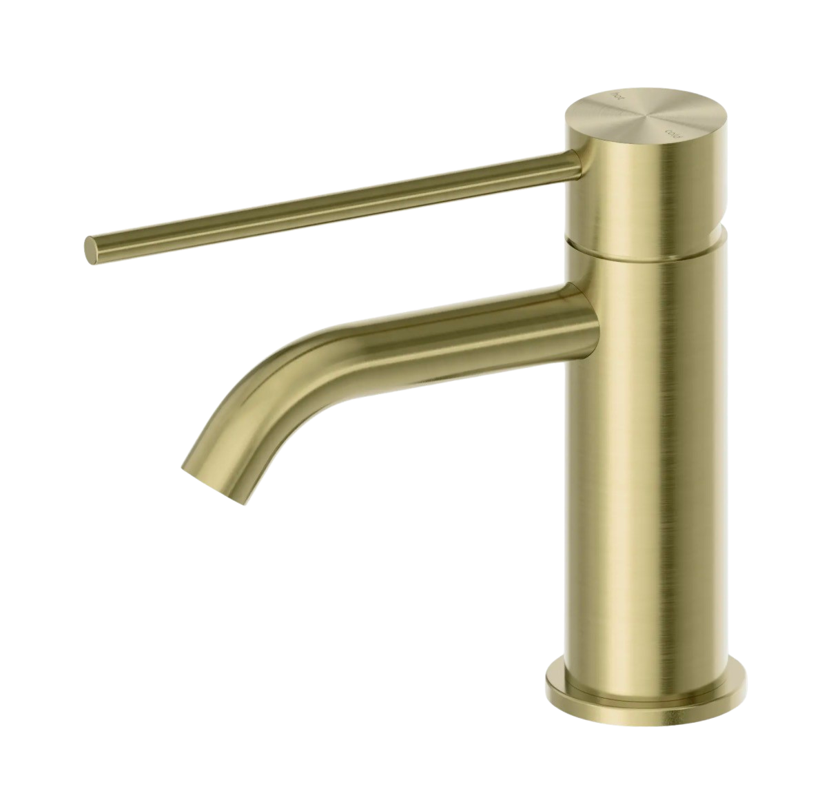 Wastafelkraan Laag Model Geborsteld Champagne Goud PVD Met Lange Hendel Rolstoelvriendelijk | Owen & Finch Care (OF221901dBG)