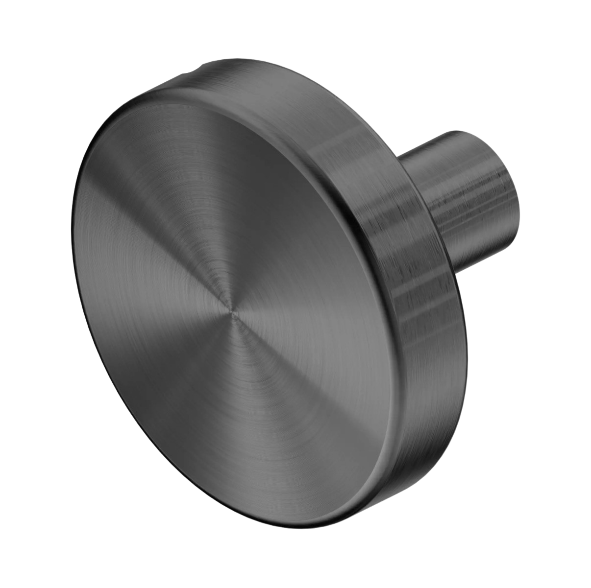 Ladegreep & Kastgreep 316L RVS Geborsteld Gun Metal PVD | Rond Ø36 mm | Owen & Finch (OF25F007GM)