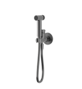 Bidet Handdouche Set met Mengkraan Geborsteld Gun Metal PVD | Warm & Koud Water | Owen & Finch (OF221912mGM)