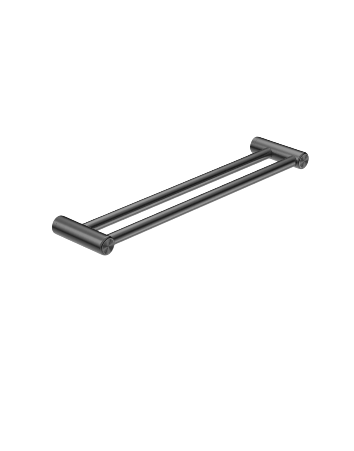 Owen &amp; Finch Care 25mm Double Towel Rack Gun Metal PVD