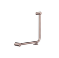 Wandleuning 90° RVS Geborsteld Satijn Brons PVD 450x450 mm | Owen & Finch Care (OFCR3290dBZ)