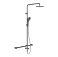 Owen &amp; Finch Stainless Steel Care Shower Set with Gun Metal Handrail and PVD Mixer Tap (OFCS008GM)