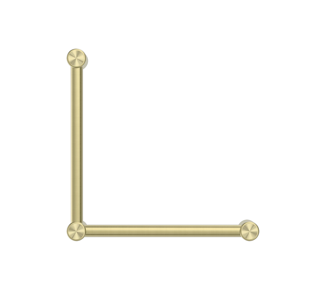 Owen &amp; Finch Stainless Steel Care 32mm Wall Grab Bar 90 Degrees 450x450MM Continuous Brushed Champagne Gold (OFCR3290aBG)