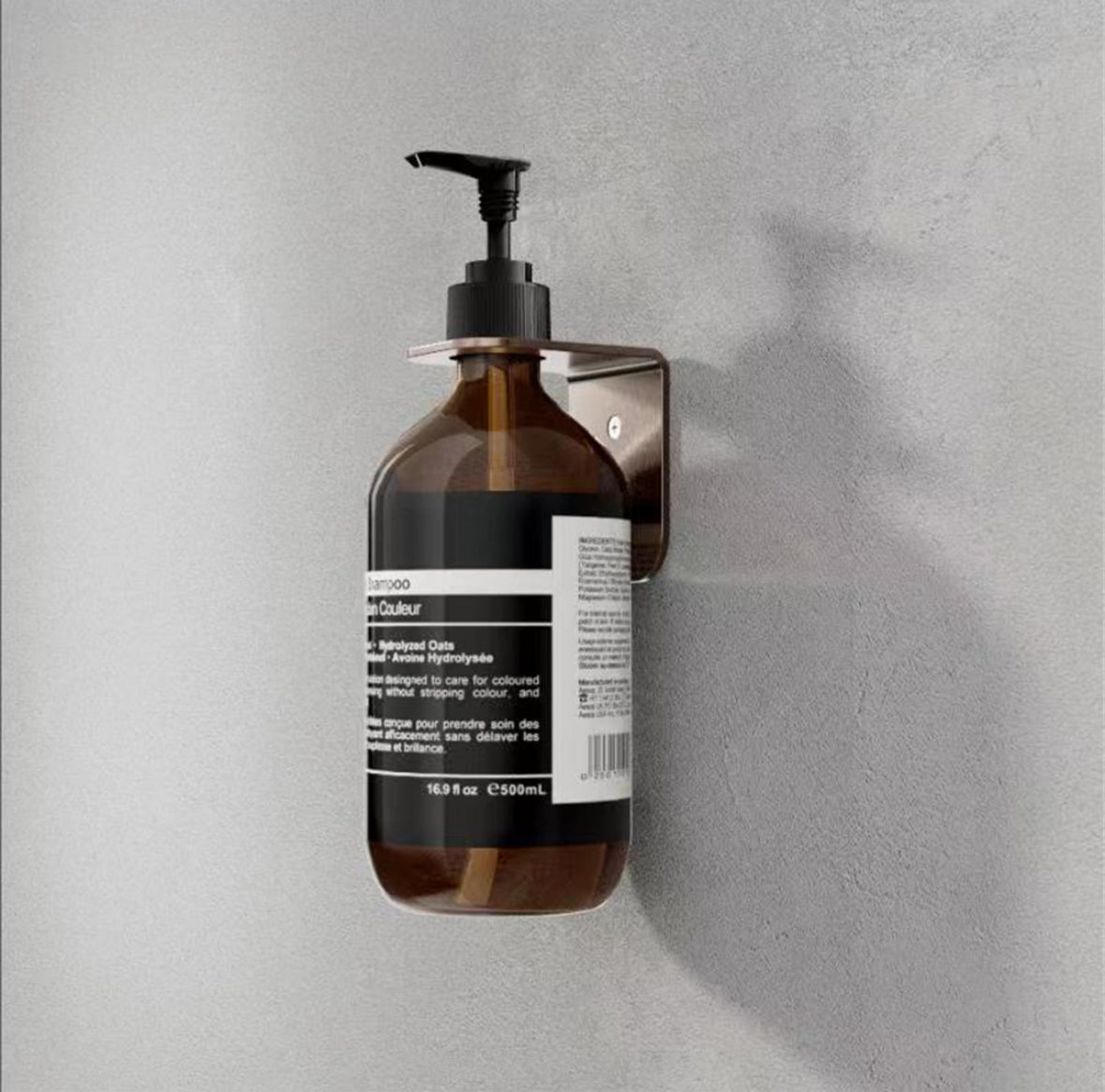 Owen &amp; Finch Soap Bottle Holder Brushed Nickel (OF1985BN)