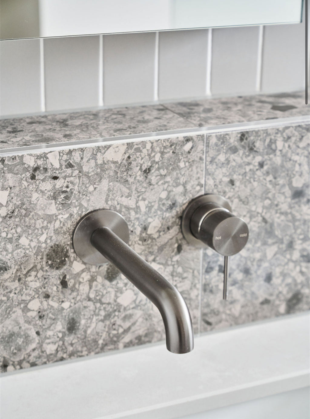 Owen &amp; Finch 2-Hole Wall-Mounted Mixer Gun Metal PVD (OF221910cGM)